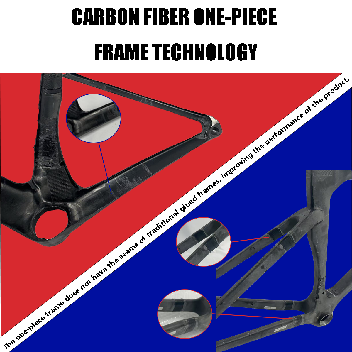 LIGHTRISE Integrated Molding Ultra Light Carbon Electroplated Ultra-iridiscent Painting Road Bike Frame Disc Brake 700C T47