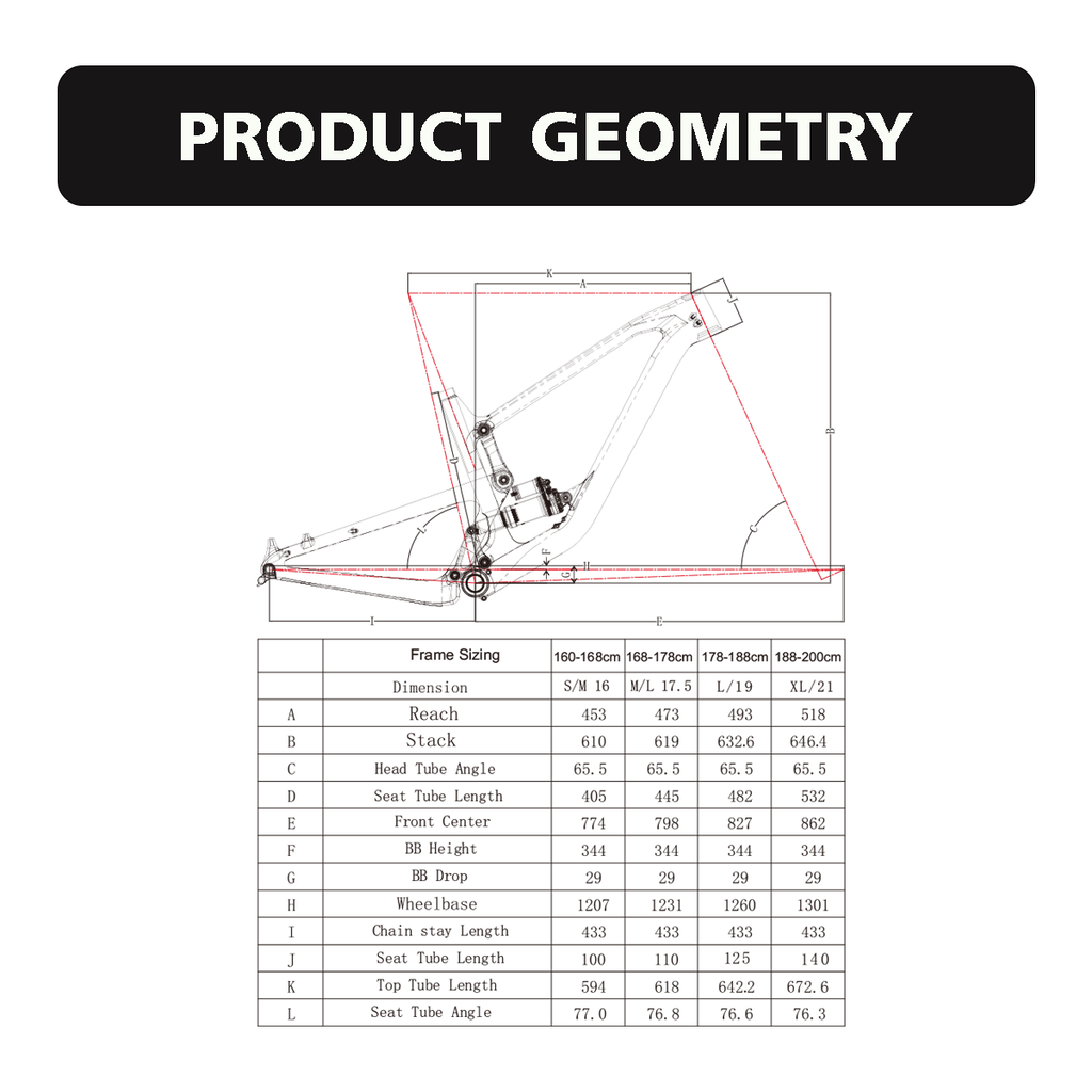 FS831 Carbon Full Supension Frame