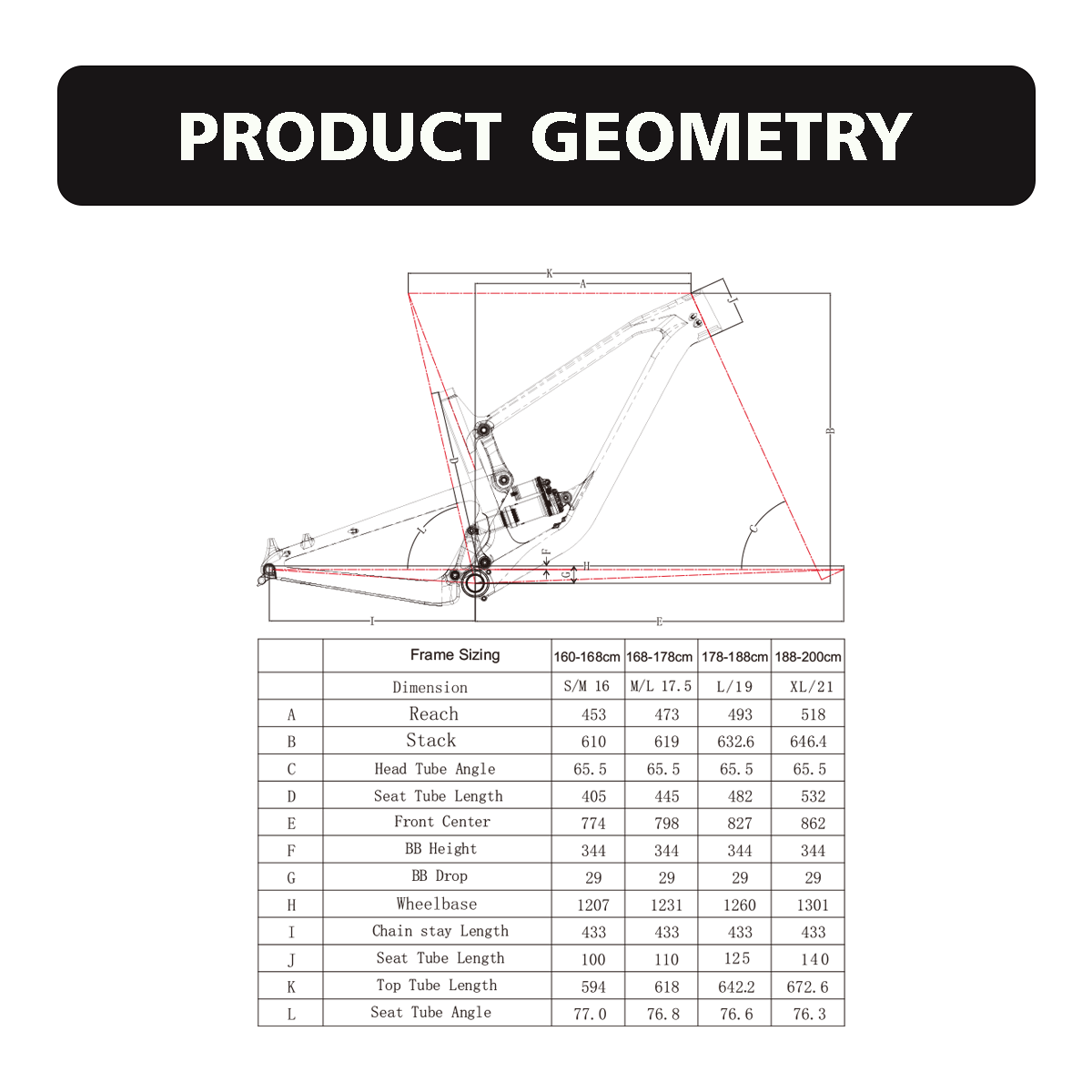 FS831 Carbon Full Supension Frame