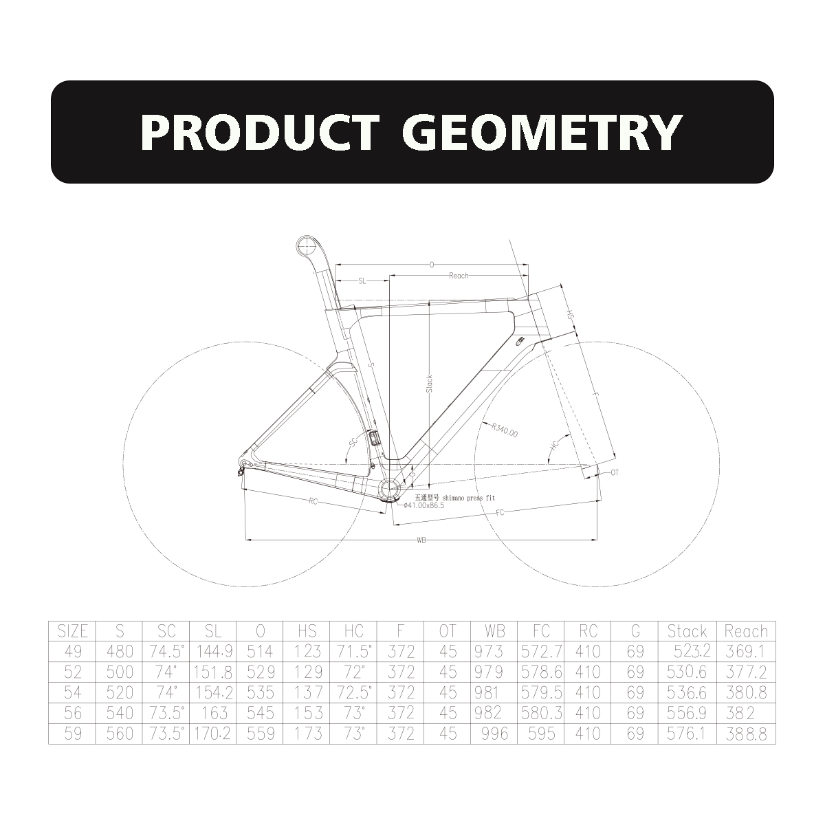 CR08 Carbon Road Bike Frame